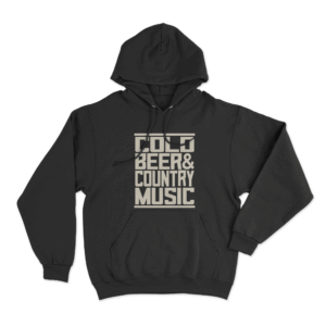 Cold Beer Unisex Hoodie Black