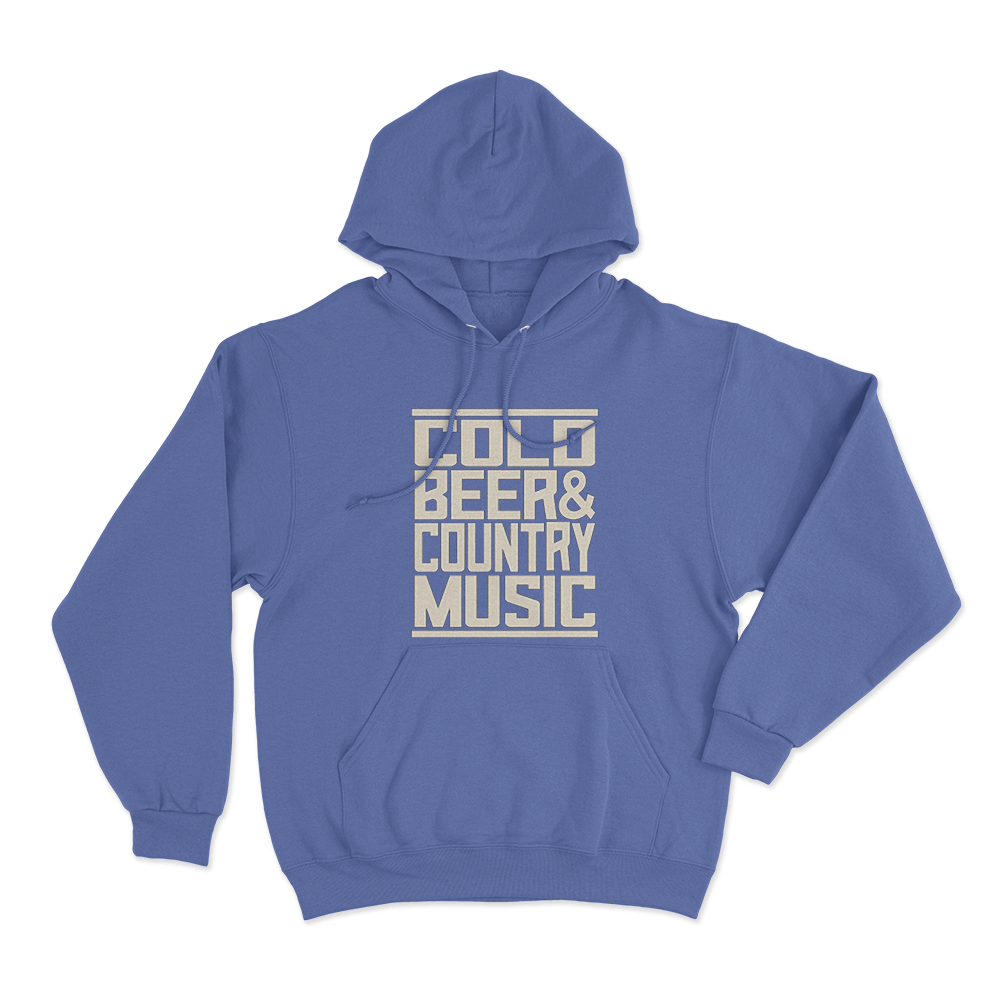 Cold Beer Unisex Hoodie Blue Cold Beer Unisex Hoodie Blue