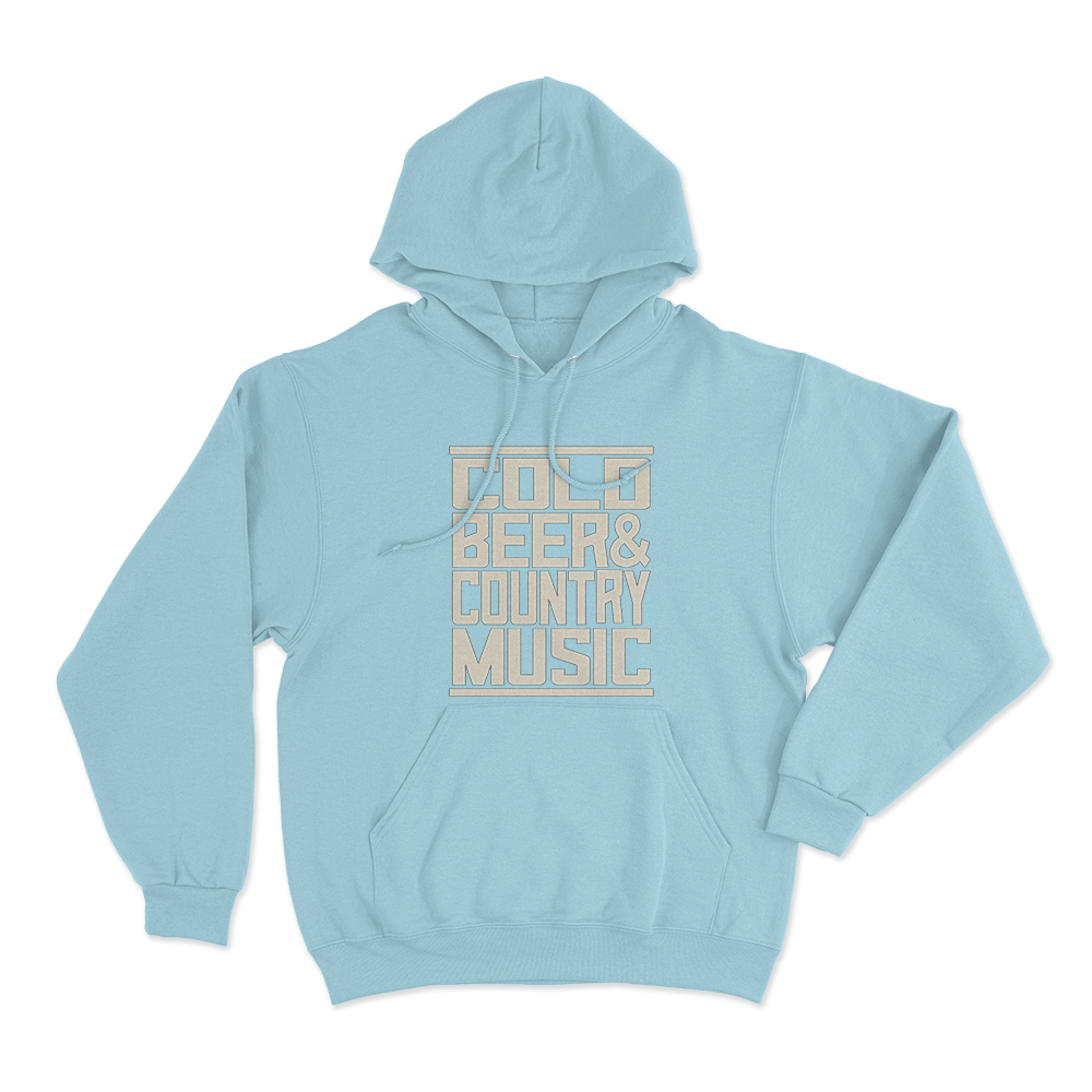 Cold Beer Unisex Hoodie Sky Blue Cold Beer Unisex Hoodie Sky Blue