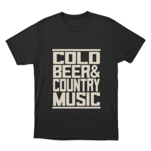 Cold Beer Unisex T Shirt Black