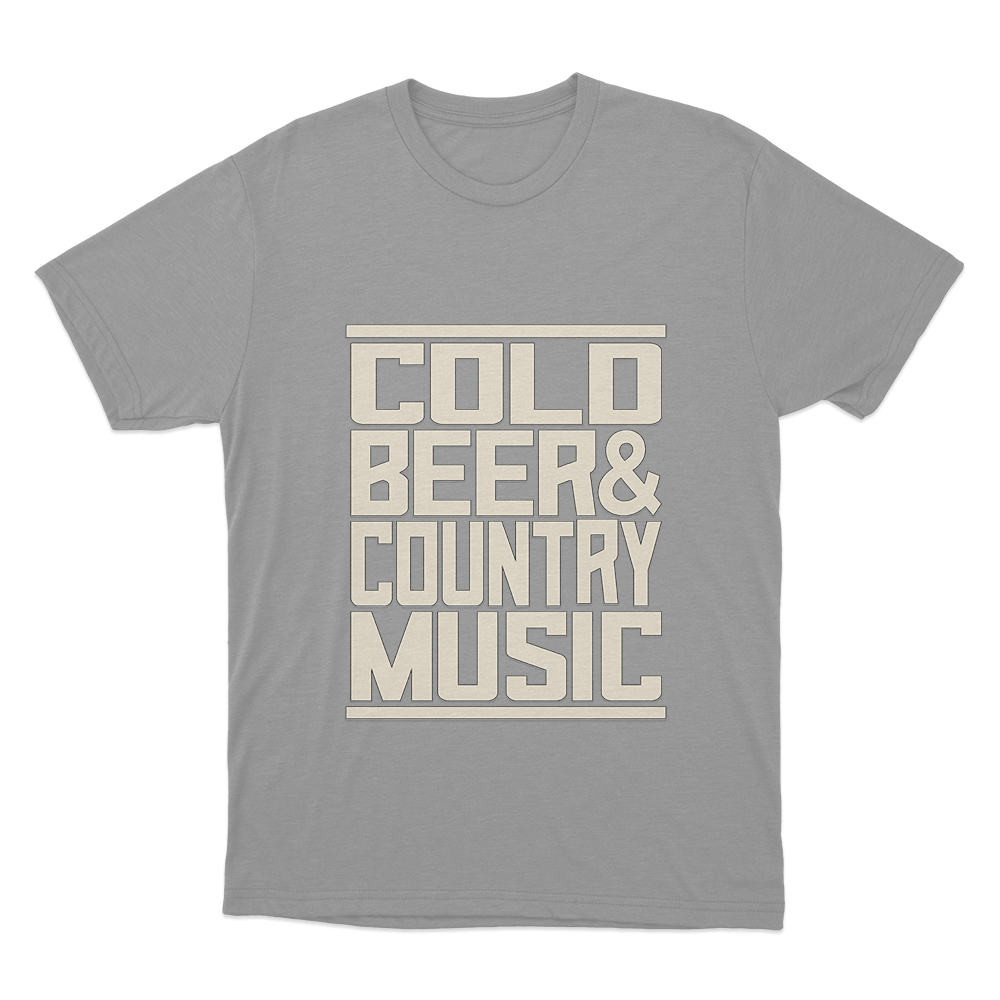 Cold Beer Unisex T Shirt Grey Cold Beer Unisex T Shirt Grey