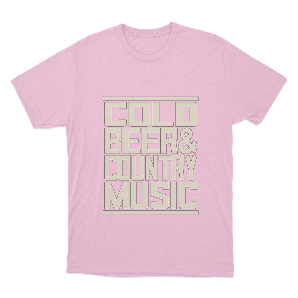 Cold Beer Unisex T Shirt Pink Cold Beer Unisex T Shirt Pink