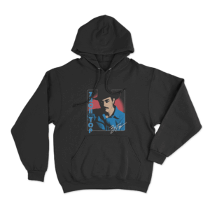 Retro Photo Unisex Hoodie Black