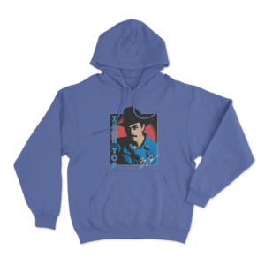 Retro Photo Unisex Hoodie Blue