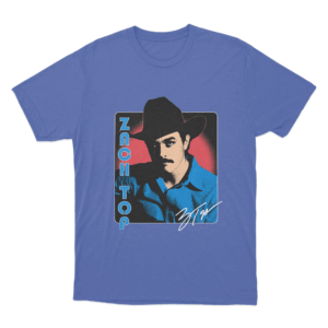 Retro Photo Unisex T Shirt Blue