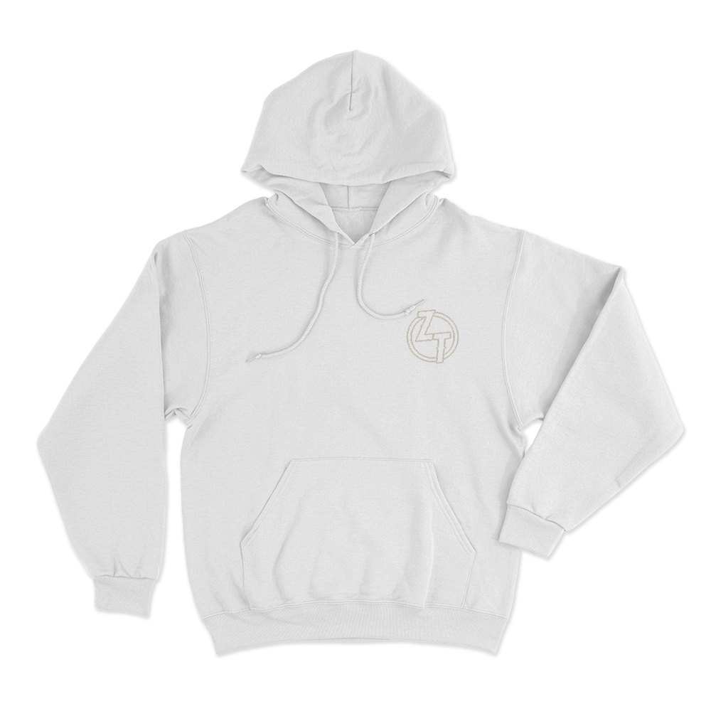 ZT Logo Unisex Hoodie White ZT Logo Unisex Hoodie White