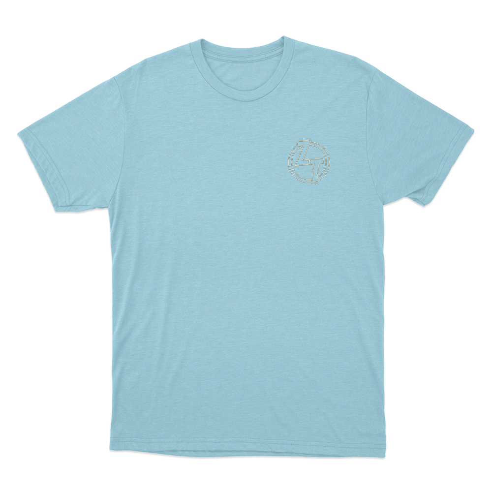 ZT Logo Unisex T Shirt Sky Blue ZT Logo Unisex T Shirt Sky Blue