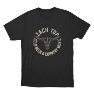 Zach Top Cold Beer Unisex T Shirt Black