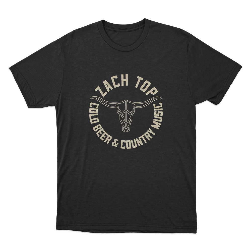 Zach Top Cold Beer Unisex T Shirt Black Zach Top Cold Beer Unisex T Shirt Black