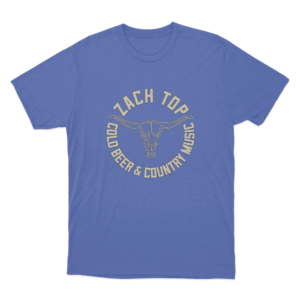 Zach Top Cold Beer Unisex T Shirt Blue