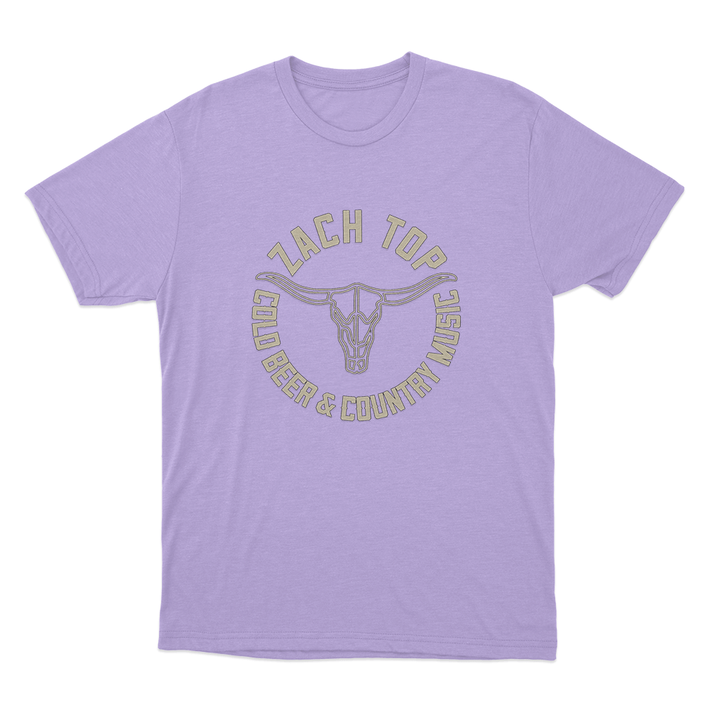 Zach Top Cold Beer Unisex T Shirt Purple Zach Top Cold Beer Unisex T Shirt Purple