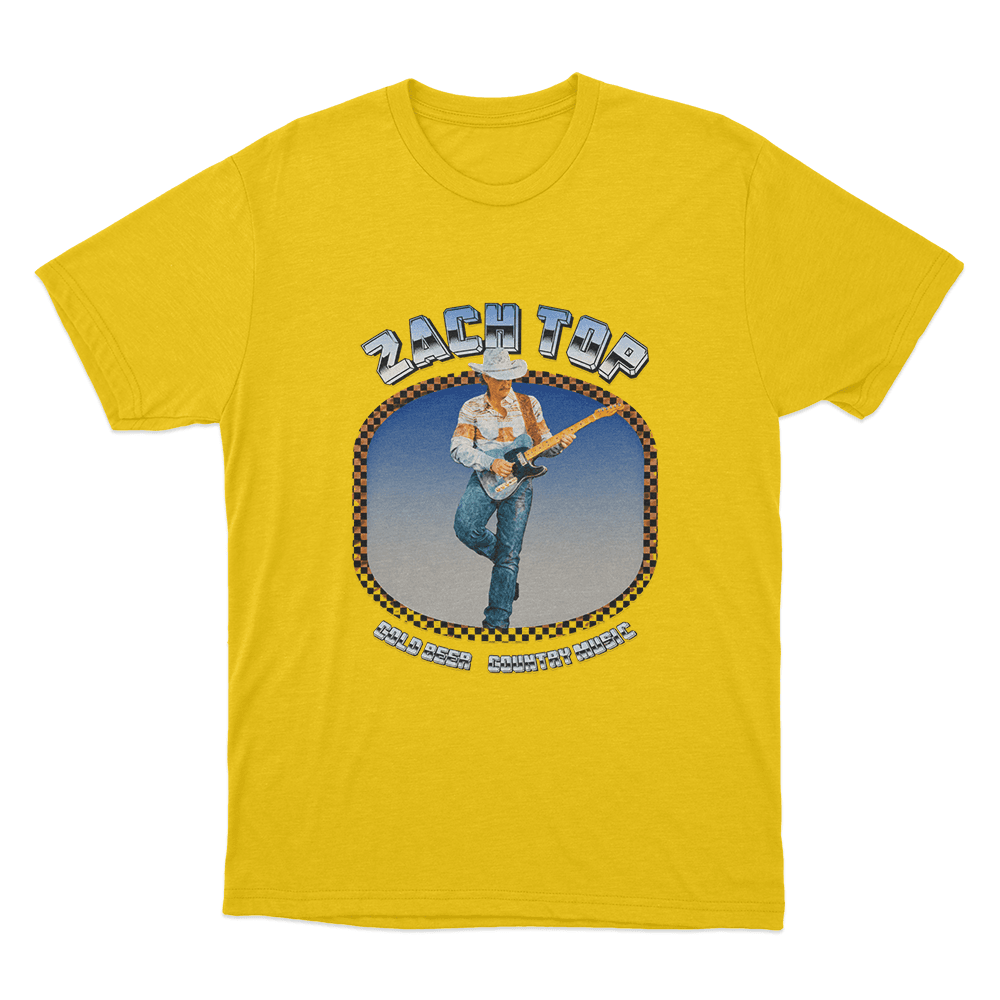Zach Top Lean Unisex T Shirt Yellow Zach Top Lean Unisex T Shirt Yellow