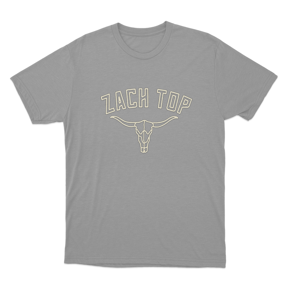 Zach Top Logo Unisex T Shirt Grey Zach Top Logo Unisex T Shirt Grey