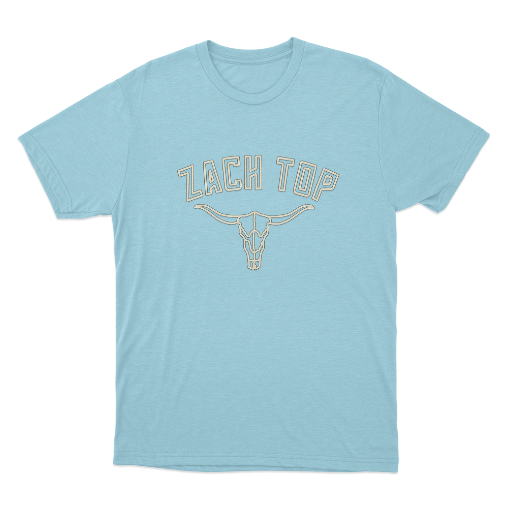 Zach Top Logo Unisex T Shirt Sky Blue Zach Top Logo Unisex T Shirt Sky Blue