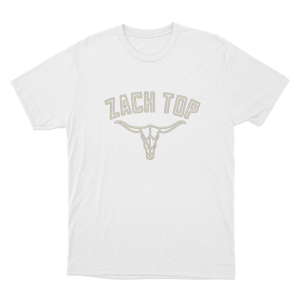 Zach Top Logo Unisex T Shirt White Zach Top Logo Unisex T Shirt White