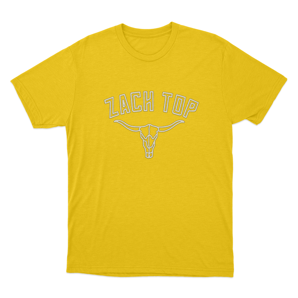 Zach Top Logo Unisex T Shirt Yellow Zach Top Logo Unisex T Shirt Yellow