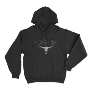 Zach Top Longhorn Skull Unisex Hoodie Black