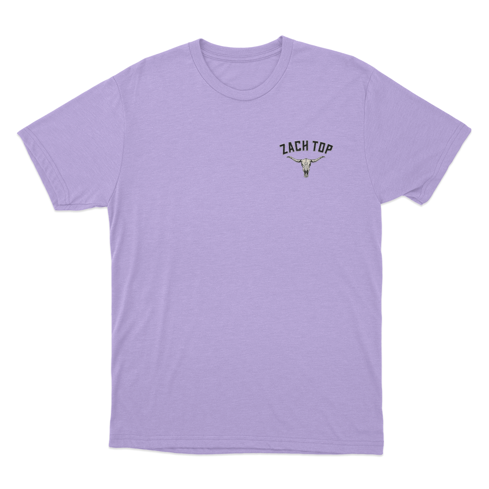 Zach Top Longhorn Skull Unisex T Shirt Purple Zach Top Longhorn Skull Unisex T Shirt Purple